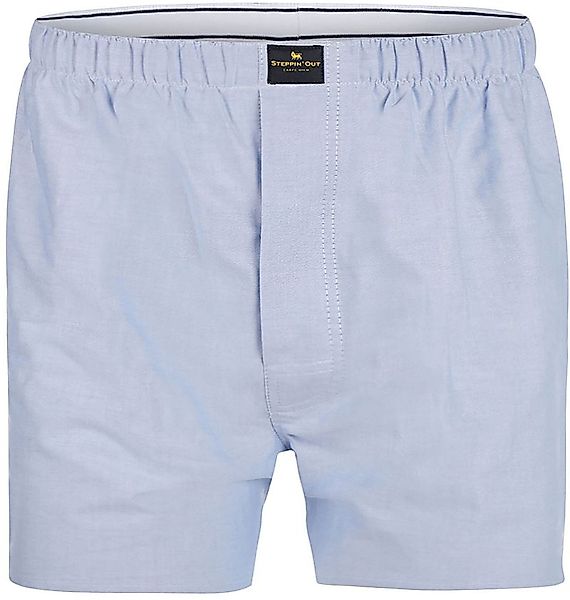 Steppin' Out Boxer Blue Oxford - Größe M günstig online kaufen