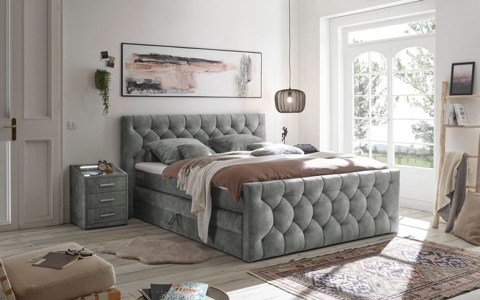 ED EXCITING DESIGN Boxspringbett ""Cashfield", OTTOs Choice Topseller inkl. günstig online kaufen