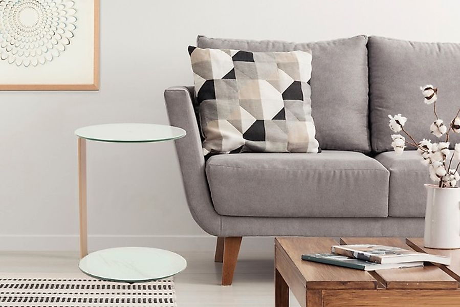 Kayoom Beistelltisch »Quentin 525, Sofa-Beistelltisch,mit Metallgestell«, ( günstig online kaufen