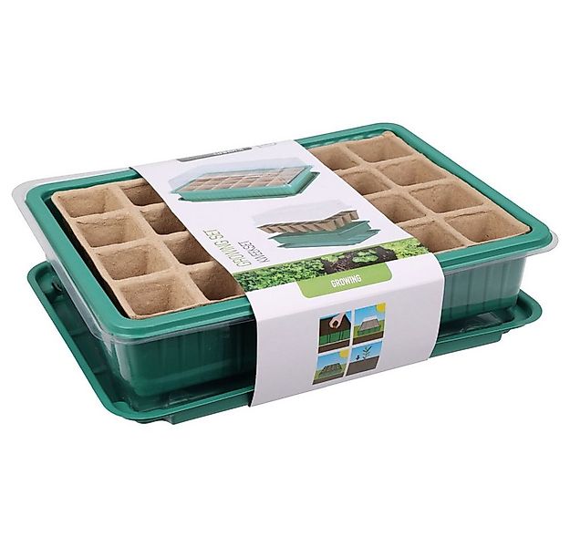 Koopmann Blumentopf Anzuchtset - für 24 Pflanzen - mit Deckel günstig online kaufen