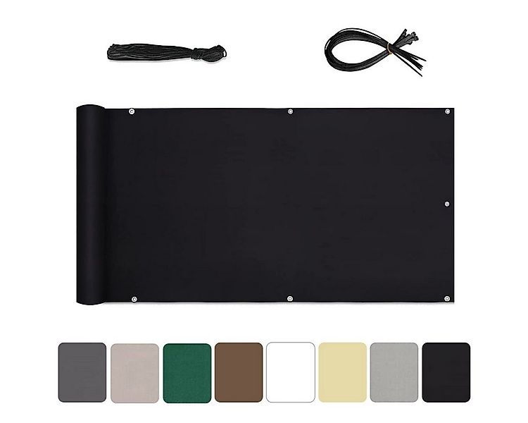 Sekey Balkonsichtschutz Polyester Balkonbespannungen Sichtschutz Garten Zau günstig online kaufen