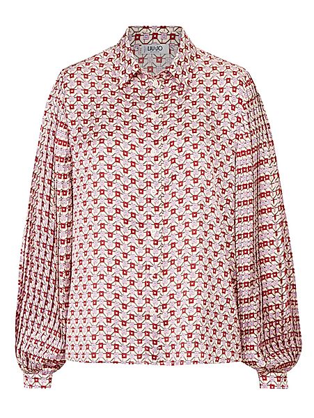 Bluse mit Puffärmeln LIU JO Rosé günstig online kaufen