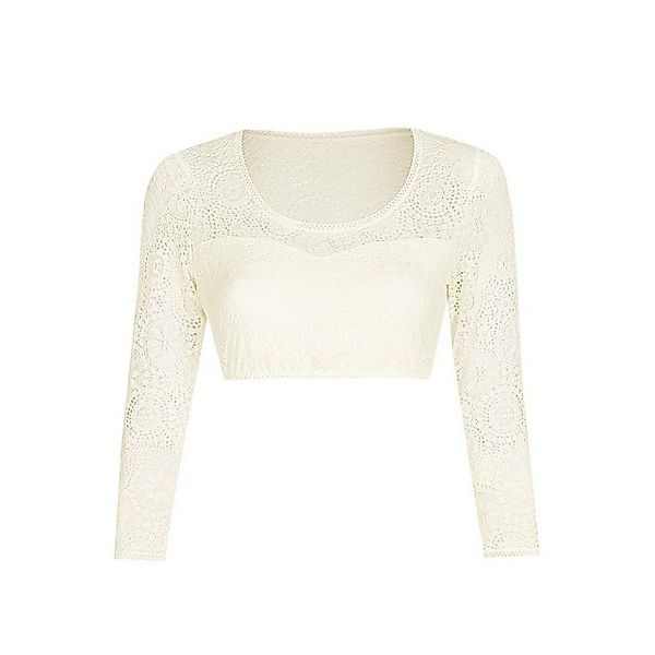Nina Von C. Dirndlbluse Nina von C. Dirndl-Bluse, 3/4 Arm (38 Champagner) günstig online kaufen