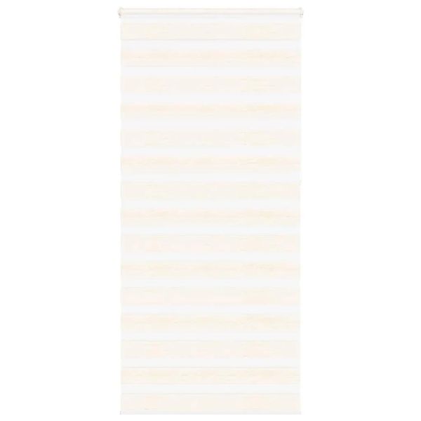 vidaXL Doppelrollo Marmorbeige 100x230 cm Stoffbreite 95,9 cm Polyester 401 günstig online kaufen