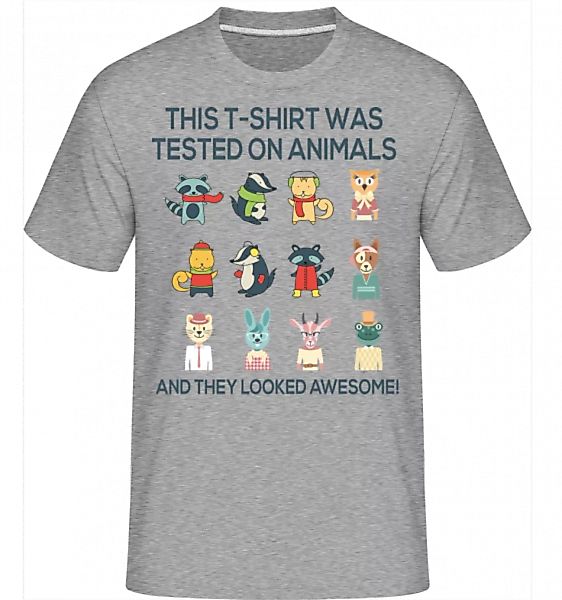 This Shirt Was Tested On Animals · Shirtinator Männer T-Shirt günstig online kaufen
