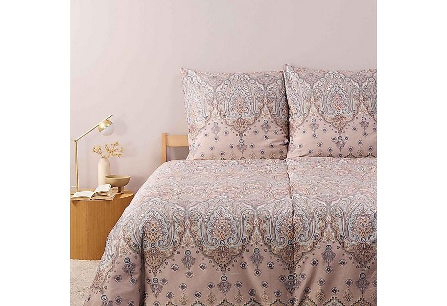 Bassetti Bettwäsche Bettwäsche Bassetti Mako Satin Isolabella 41 beige grau günstig online kaufen