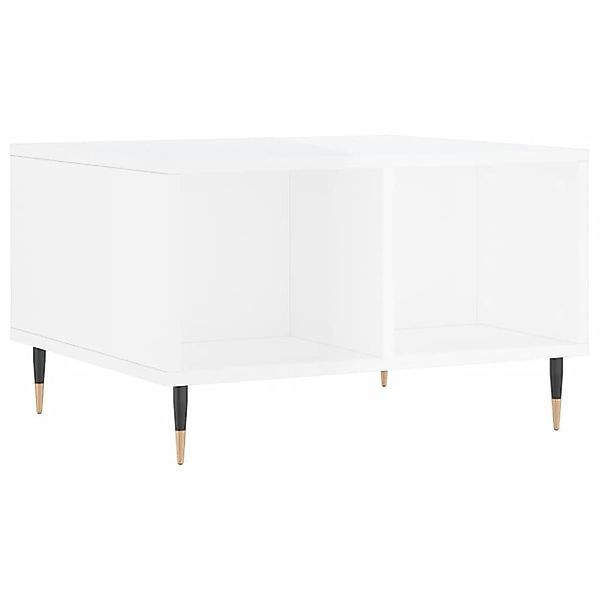 vidaXL Couchtisch Couchtisch Hochglanz-Weiß 60x50x36,5 cm günstig online kaufen