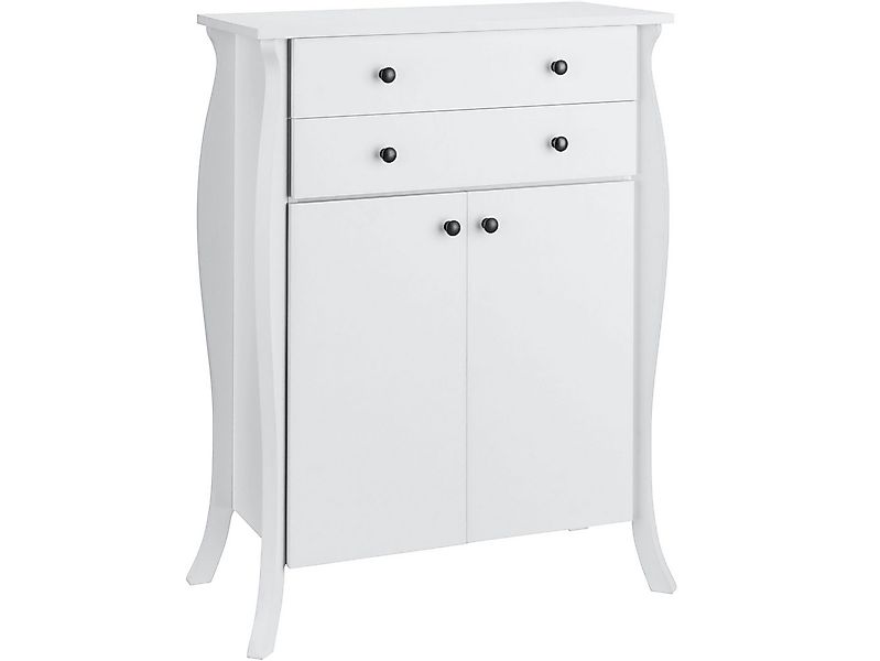 loft24 Midischrank Lucinda Badezimmer Schrank im Landhausstil günstig online kaufen