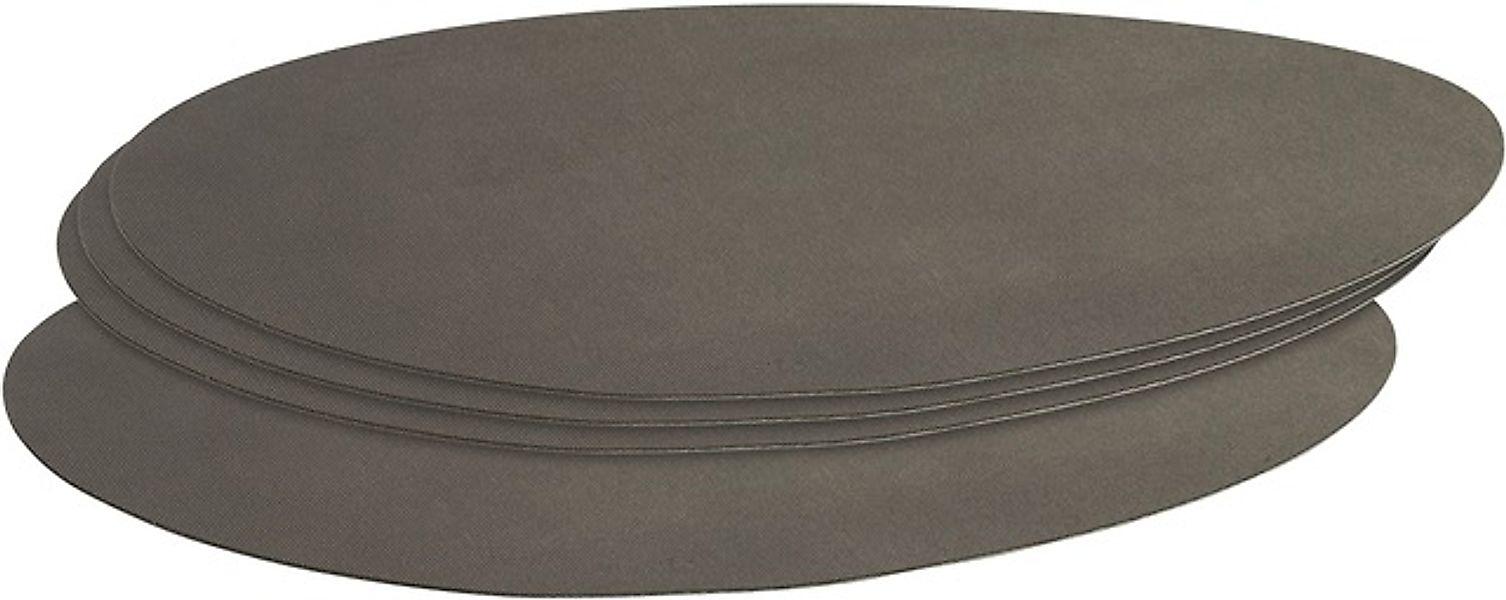 LEONARDO Platzset »GOCCE, oval, 34 x 48 cm, 4er-Set«, (Set, 4 St.), beidsei günstig online kaufen