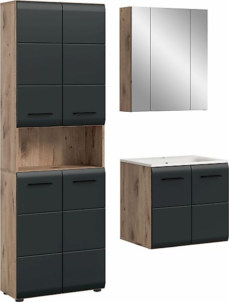 INOSIGN Badezimmer-Set, (Set, 4 St.), Florenz, Badkombination 4-tlg.,Nox Oa günstig online kaufen