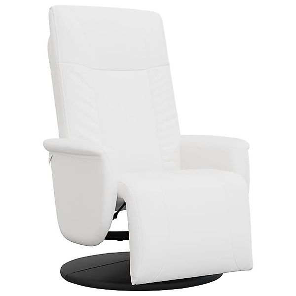 vidaXL Sessel Relaxsessel mit Fußteil Weiß günstig online kaufen