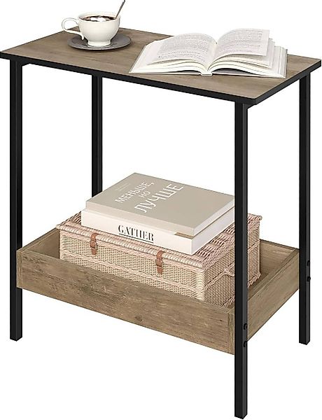Woltu Beistelltisch (1-St), mit 2 Ablagen, günstig online kaufen