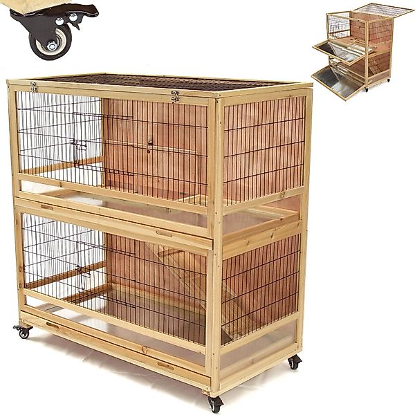 Apex Kleintierstall Hasenstall Kaninchenstall XXL Kleintierstall günstig online kaufen
