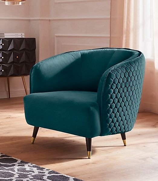Home affaire Sessel »Oradea Cocktailsessel« mit eleganter Steppung auf Rück günstig online kaufen