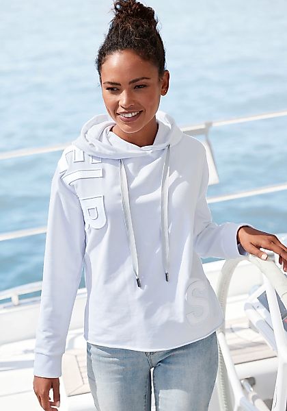 Elbsand Kapuzensweatshirt "Elgin", mit Logostickerei, lockerer Hoodie aus e günstig online kaufen