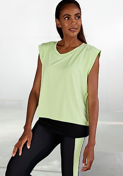 LASCANA ACTIVE 2-in-1-Shirt, Sportshirt im doppellagigen Look günstig online kaufen