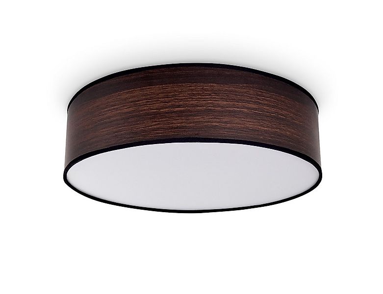 hofstein Deckenleuchte »Aggius« runde Deckenlampe aus Kunststoff/Textil, We günstig online kaufen