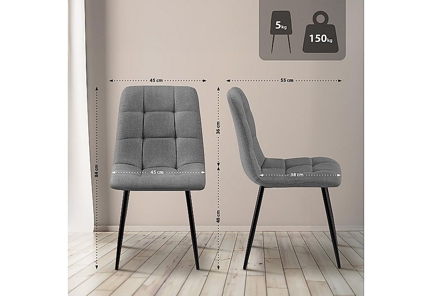 CLP Esszimmerstuhl Tilde (4er Set, 4 St), mit Rückenlehne, bis 150 kg günstig online kaufen