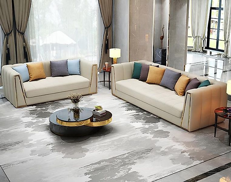 Xlmoebel Sofa Wohnzimmermöbel Designer Poster Sofa Couch Set 3+2 Sitzer, He günstig online kaufen