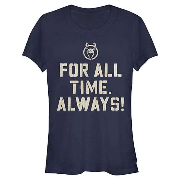 Marvel - Loki - Text For All Time Always - Frauen T-Shirt günstig online kaufen