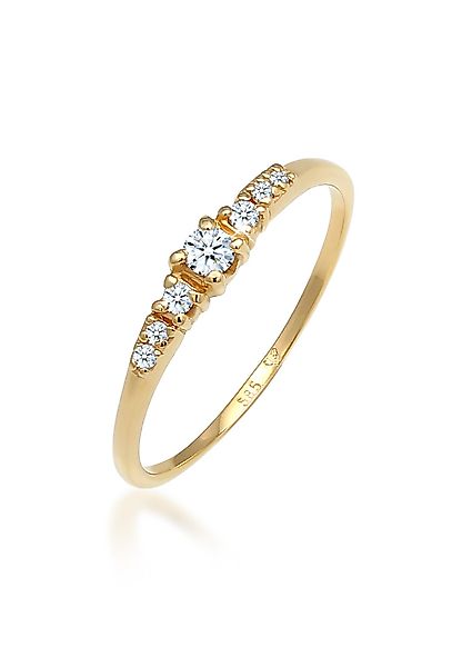 Elli DIAMONDS Verlobungsring Verlobung Diamanten (0.14 günstig online kaufen