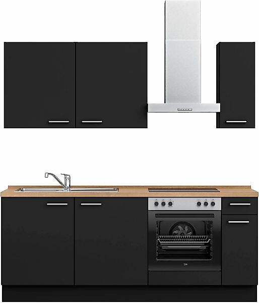 nobilia Küchenzeile ""Touch I"" vormontiert, Ausrichtung wählbar, Breite 21 günstig online kaufen