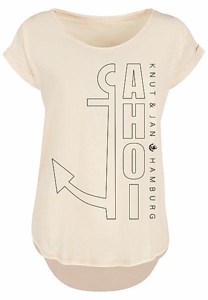 F4NT4STIC T-Shirt "Ahoi Anker Outlines Knut & Jan Hamburg", Print günstig online kaufen