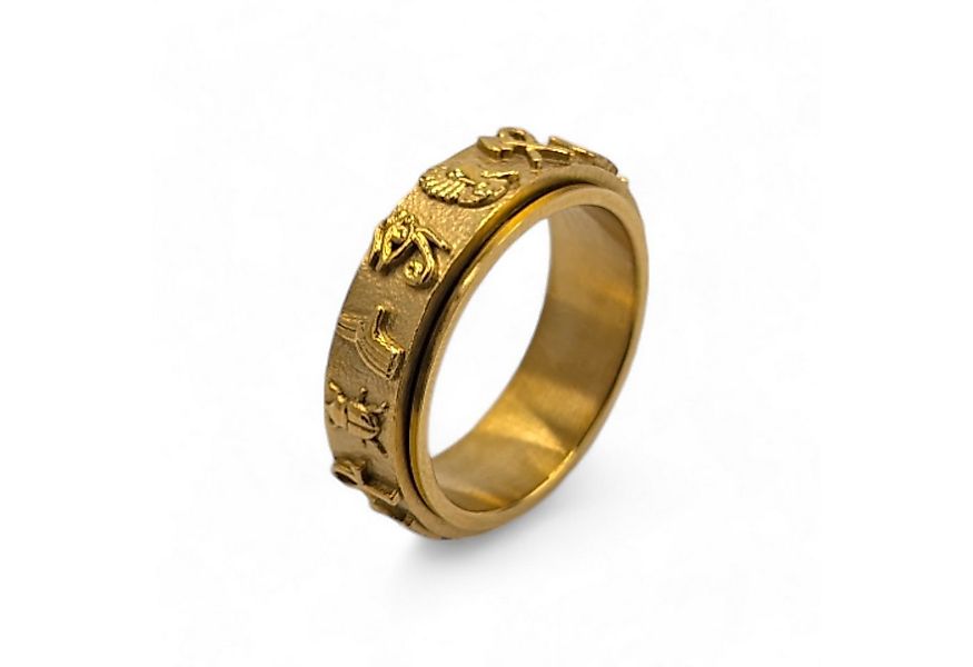 Eyecatcher Fingerring Anti Stress Fidget Ägyptische Symbole Anxiety Ring günstig online kaufen
