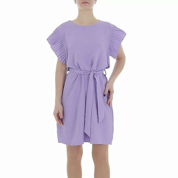 Ital-Design Sommerkleid Damen Freizeit (86164421) Kreppoptik/gesmokt Minikl günstig online kaufen