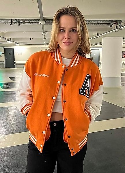 Worldclassca Collegejacke Worldclassca Collegejacke Aufnähern Sweatjacke Üb günstig online kaufen