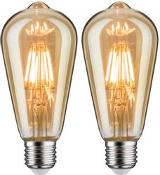 Paulmann LED-Leuchtmittel Bundle ST64 gold 2x günstig online kaufen