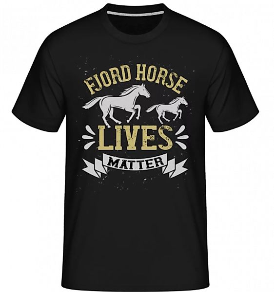 Fjord Horse Lives Matter · Shirtinator Männer T-Shirt günstig online kaufen