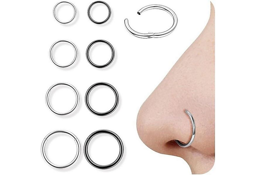 LuxusKollektion Nasenpiercing-Set Nasenpiercing Ring Septum Helix Tragus Da günstig online kaufen