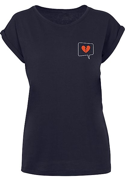 Merchcode T-Shirt Merchcode Damen Ladies Heartbreak günstig online kaufen