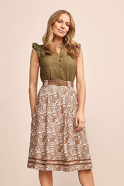 KRÜGER COLLECTION Trachtenrock Midirock mit Paisley-Muster günstig online kaufen