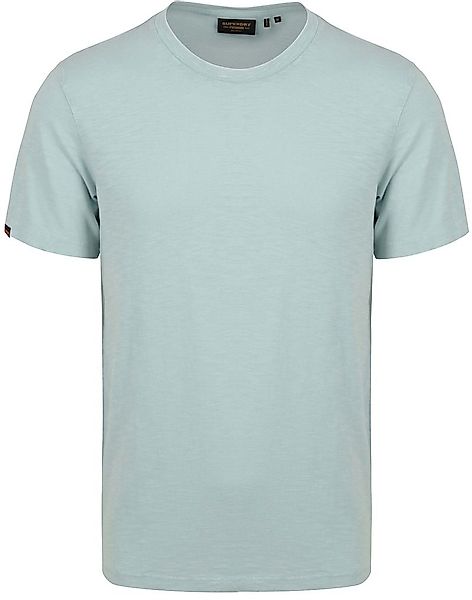 Superdry Slub T Shirt Melange Hellblau - Größe 3XL günstig online kaufen