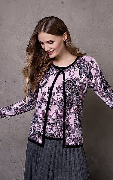 Passioni 2-in-1-Strickjacke Twinset mit Paisleyprint günstig online kaufen