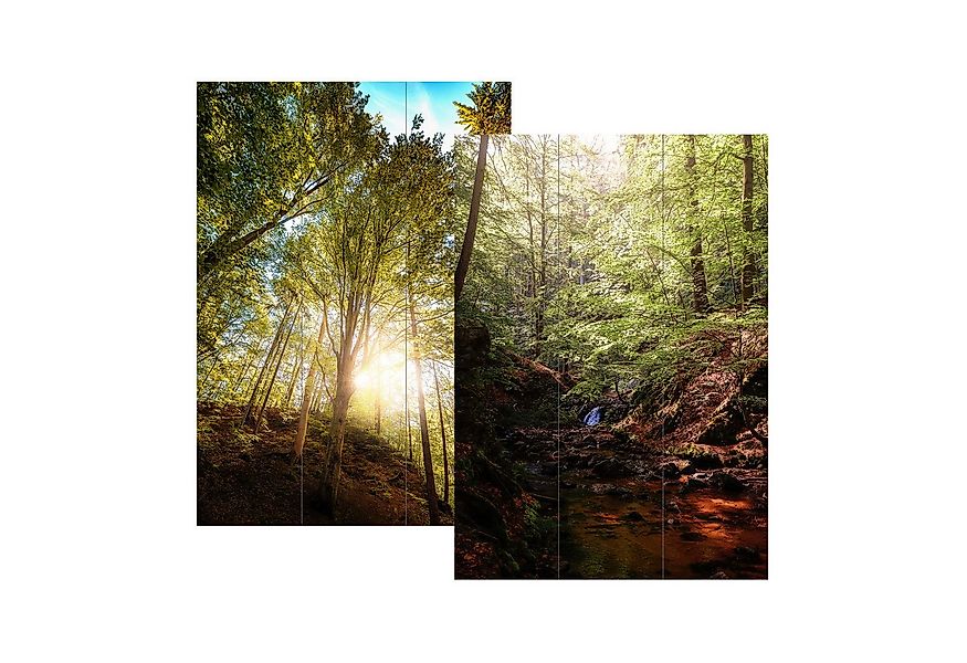 HTI-Living Paravent Paravent Wald (Stück, 1 St., 1 Paravent), Raumteiler Si günstig online kaufen