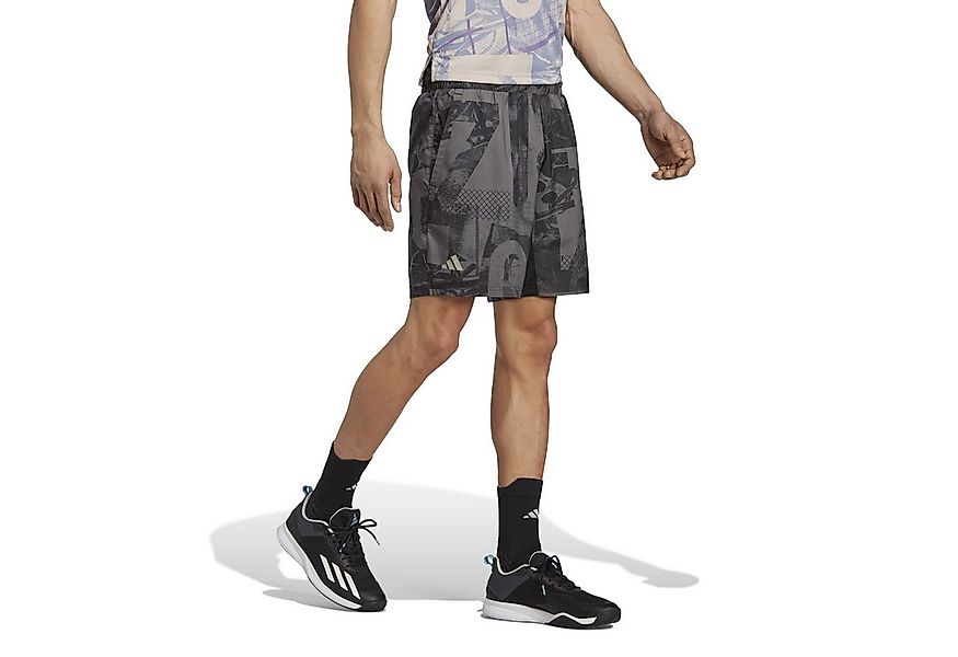 adidas Performance Shorts Tennishose Club Graphicshort 7in/18cm kurz grau/s günstig online kaufen