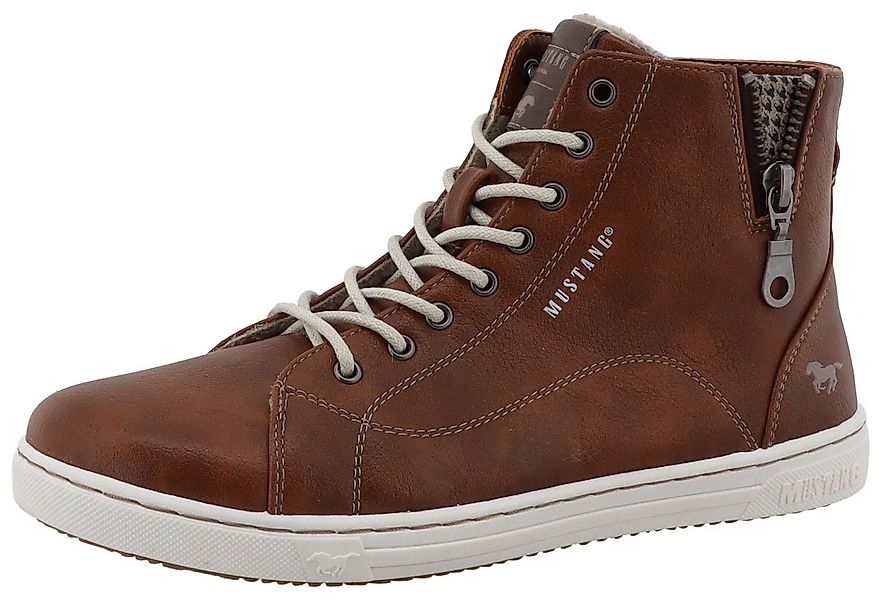 Mustang Shoes Tuala Winterstiefelette Schnürboots mit Reißverschluss günstig online kaufen
