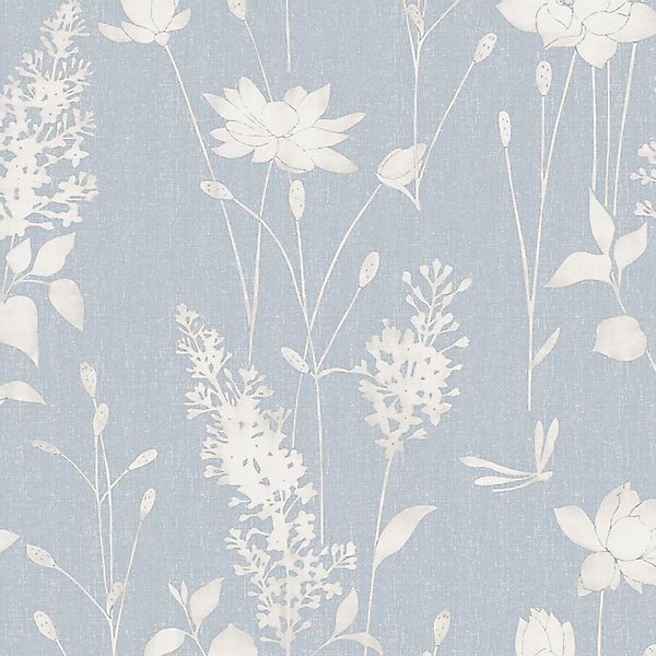 LAURA ASHLEY Vliestapete Dragonfly Garden, gemustert, günstig online kaufen