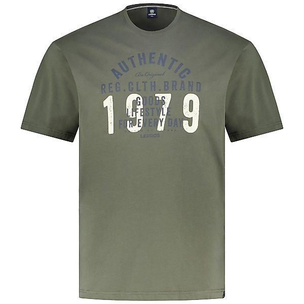 Lerros T-Shirt mit Print Farbe khaki Größe: 5XL günstig online kaufen