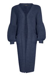 SASSYCLASSY Cardigan Oversize Strickjacke Damen lang günstig online kaufen