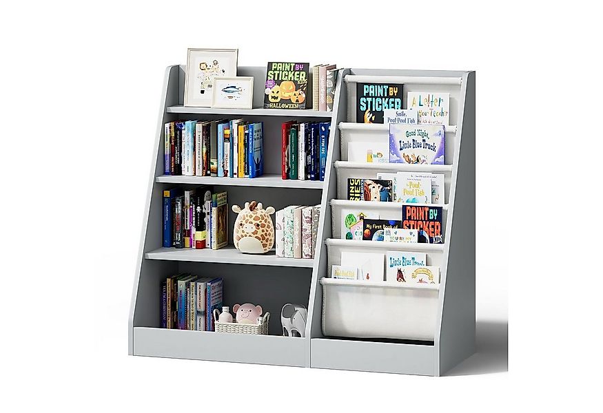 radelldar Bücherregal Kinderregal Spielzeugregal, mit 4 offenen Fächern, 5 günstig online kaufen