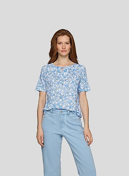 Rabe Print-Shirt Rabe Shirt mit floralem Allover-Print und dekorativem Auss günstig online kaufen