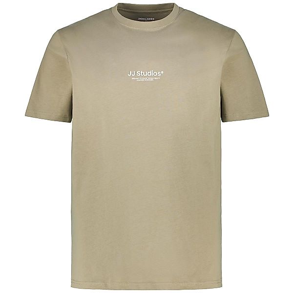 Jack&Jones T-Shirt aus Biobaumwolle Farbe oliv Größe: 4XL günstig online kaufen