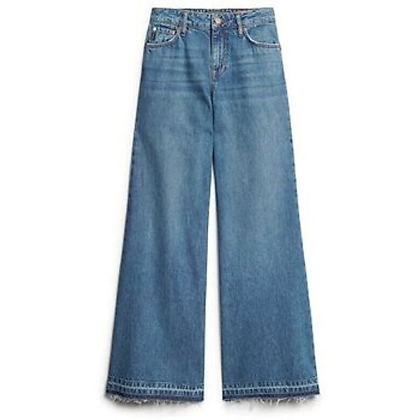 Superdry  Jeans Jeans large évasé à bords francs femme günstig online kaufen