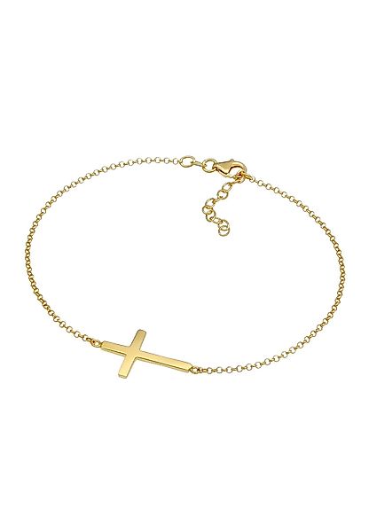 Elli Fußkette Kreuz Religion Glaube Filigran günstig online kaufen