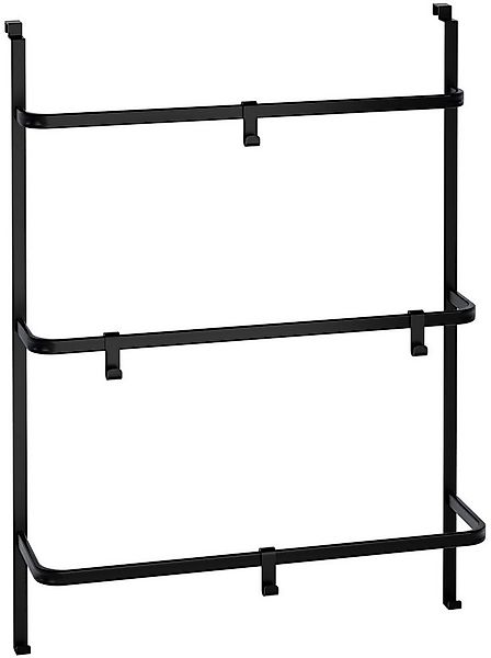 CLP Handtuchhalter Lenexa, Tür-Hängeregal aus Metall, 3 Stangen und 4 Haken günstig online kaufen