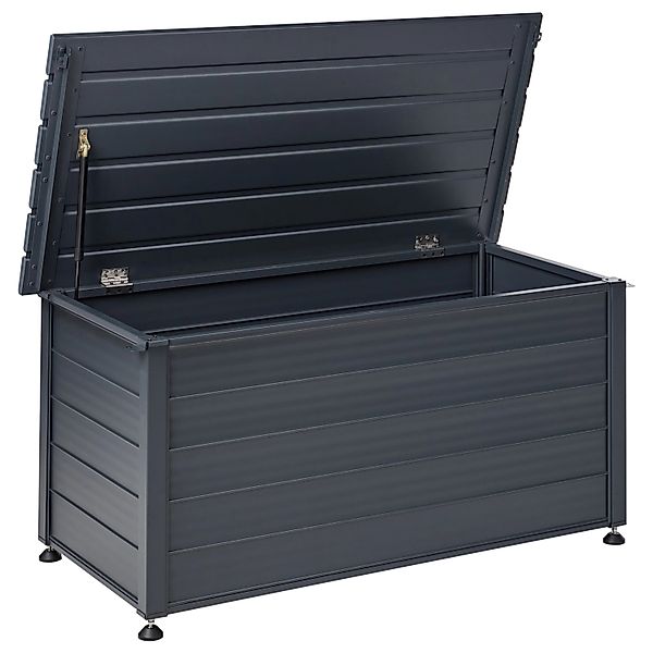 Beliani Truhe CAMPALTO Dunkelgrau 60x123x60 günstig online kaufen